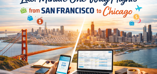 Last Minute One-Way Flights San Francisco to Chicago Tomorrow