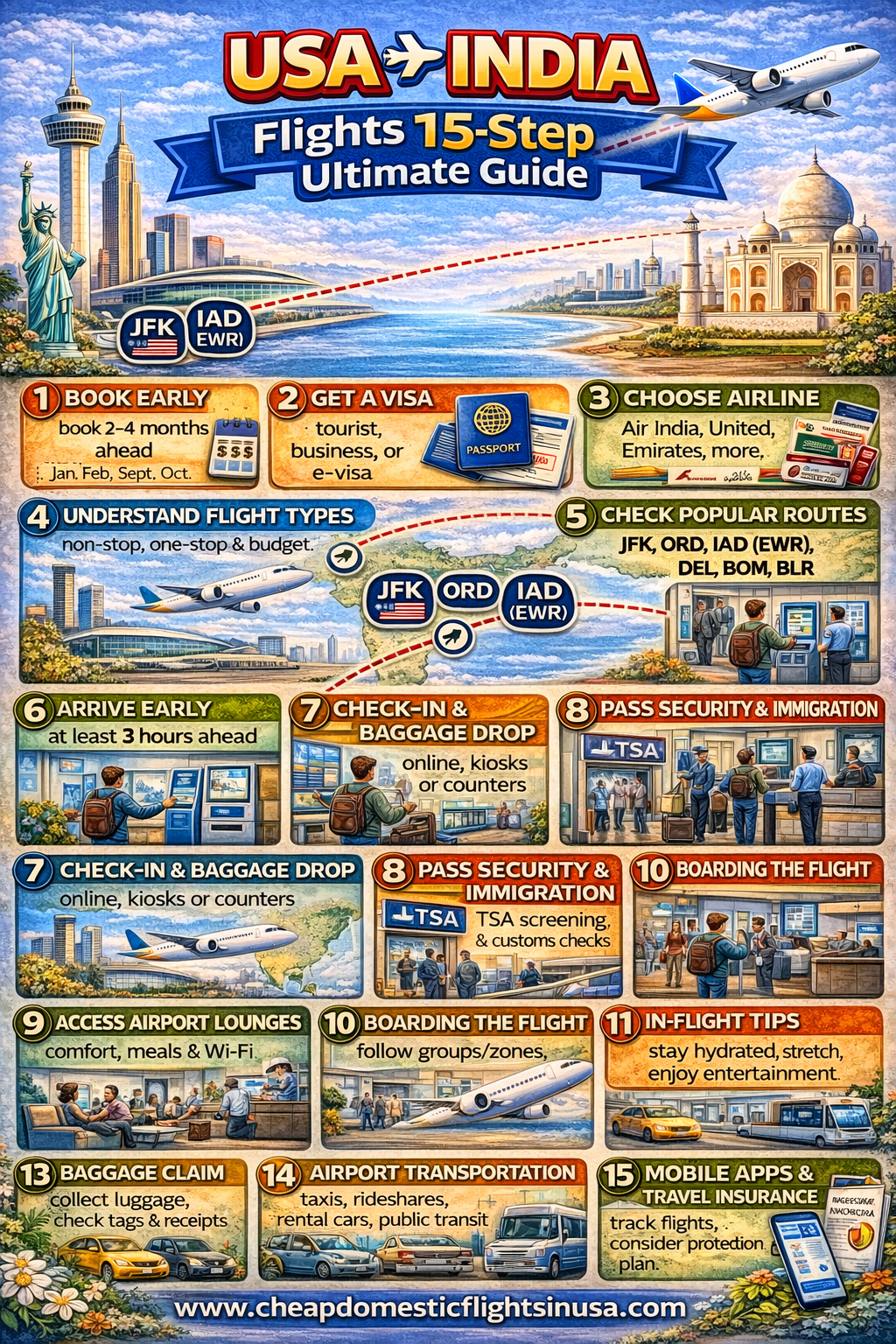 USA to India Flights – Ultimate Guide