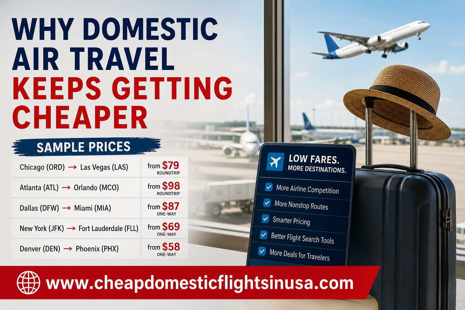 Why Domestic Air Travel Keeps Getting Cheaper?