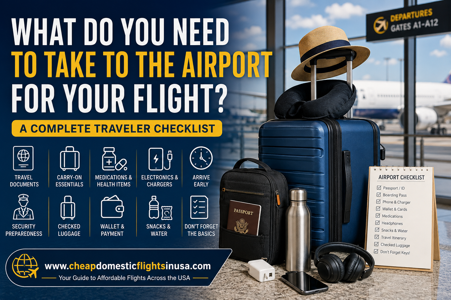 What Do You Need to Take to the Airport for Your Flight? A Complete Traveler Checklist